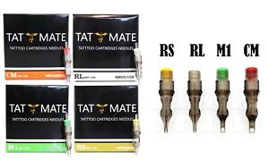 20PCS Tatmate Tattoo Disposable Cartridge Needles Round Liner Shader RL,RS,RM,M1