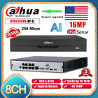 Dahua 8CH 8POE 4K NVR AI WizSense 16MP Network Video Recorder NVR4108HS-8P-EI US