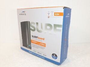 ARRIS SURFboard G34 DOCSIS 3.1 4Gbps AX3000 Wi-Fi 6 Cable Modem Black