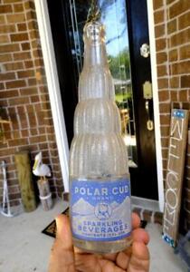 UnUsUaL POLAR CUB Sparkling Beverages Soda Bottle SALEM, MASSACHUSETTS MASS MA