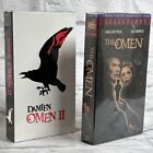 Lot Of 2 The Omen Damien Omen II Sealed VHS Gregory Peck Fox Video Watermark