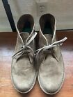 Men's Clarks Bushacre Brown Suede Two Eyelet Chukka Boots EXC COND  12