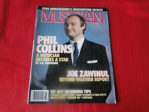 Vintage Rock and Roll Music Magazine Musician June 1985 Phil Collins       P73