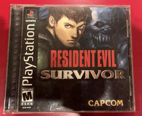 Resident Evil: Survivor (Sony PlayStation 1, 2000) PS1 . Plays On PS2&3