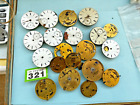 Watchmakers big lot fusee pocket watch movements parts only for repair part