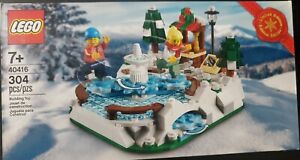 NEW Lego NIB 40416 Ice Skating Rink Retired Gift with Purchase