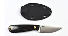 Brisa BRI9807 Necker 70 Fixed Blade Knife /Black Micarta Handle Black Sheath
