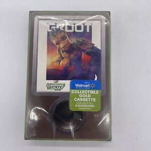 Guardians Of The Galaxy Vol.3 Awesome Mix - GROOT - Gold Cassette Tape - NEW