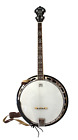 Vintage Iida 230T 4-String Banjo 19 Frets Resonator USA w/ Case Near Mint