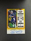 Bailey Zappe 2022 Contenders Optic Rookie Ticket Auto Gold /10 #104 Patriots