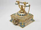 New ListingMiniature Victorian Old Fashioned Telephone Trinket Box with Crystals
