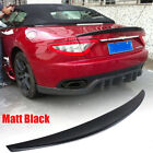 Matt Black Rear Trunk Spoiler Fit For Maserati GranTurismo GT Convertible 12-14 (For: Maserati Sport)