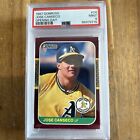 1987 Donruss Opening Day #24 Jose Canseco Oakland Athletics PSA 9 Mint