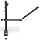 LS11 Camera Mount Desk Stand with Auxiliary Holding Arm, Flexible Overhead Ca...