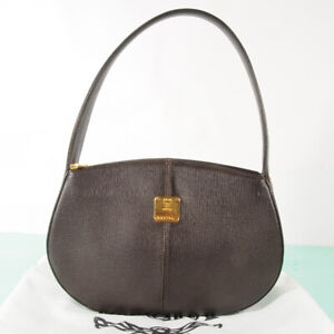 AUTHENTIC MCM Leather Shoulder  Hobo Bag + Dust Bag