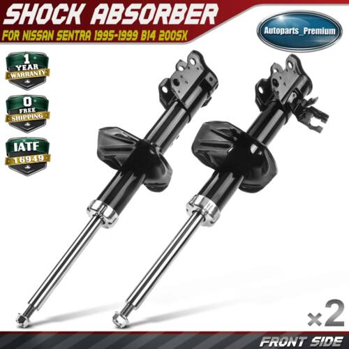 2x Front Left & Right Side Strut for Nissan Sentra 1995-1999 B14 200SX 1995-1998 (For: Nissan 200SX)