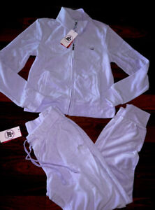 Juicy Couture MEDIUM lilac Tracksuit Terry Cloth  Jacket And Pants Set