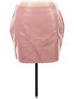 Fashion Nova Women Pink Faux Leather Skirt 1X Plus