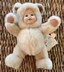 Center Stage Design ~ Baby Pets Plush Teddy Bear Doll Toy ~ 1990 With Tag