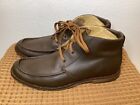 UGG Boots Men's Sz 13 Brown Chukka Ankle Lace Up Leather Round Moc Toe Shoes