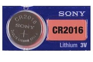 1 x SONY/MURATA CR2016 Lithium Battery 3V Exp 2030  **FRESH NEW**