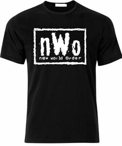 New World Order T-Shirt nWo Logo WCW Professional Wrestling T Shirt Tee