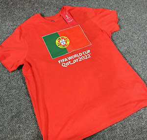 FIFA World Cup 2022 Qatar T Shirt Size XXL Red Soccer Thin Summer Portugal