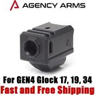 Agency Arms 417 Dual Port 9mm Compensator/ Comp for Gen 5 Glock 17/19/34 - Black