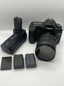 Canon EOS 5D Body DS126091 With Dual Battery Grip, Image Stabilizer + More READ