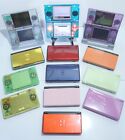 Nintendo DS Lite Videogame Console Various Colors Reshelled with Charger