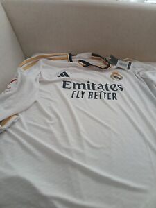 23/24 Real Madrid Long Sleeve Home Jersey 3xl NEW