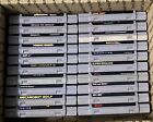 Super Nintendo SNES Uncommon 20 Game Lot Tested $1 No Reserve