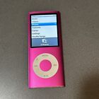 Apple iPod Nano 8gb - 4th Generation - Pink - A1285 Tested Working