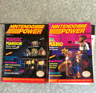 Nintendo Power 2 Issue Lot Vol 16 & 18 Dr Mario Maniac Mansion *MISSING PAGES*