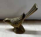 Vintage Brass Sparrow Bird Figurine