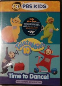Teletubbies 10 Time To Dance DVD PBS Kids Tinky Winky DIpsy Laa La SEALED fr/shp