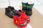 Toddler Boys Shoe Lot of 3 Size 5- 6 Dragon Slippers, Dino Snow Boots, Hi Top