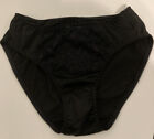 NWT Womens “Japanese Size L” Hi-Cut Panty Underwear Black Lace