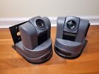 Lot Of Two Vaddio ClearVIEW HD-USB PTZ Camera, With Wall Mounts 998-6990-000