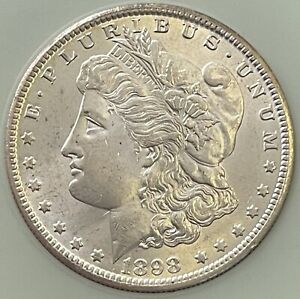 GEM BU! 1898 O Morgan Silver Dollar ~ ESTATE SALE ~ CLASHED DIE ~ UNCIRCULATED
