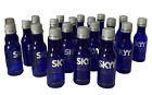 20 Blue Skyy Vodka Mini Liquor Bottles 50ml Size Plastic Bottles, W/Caps