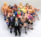 Vtg 1990s Official WWF Just Toys Bend-Ems Poseable Wrestling Figure Lot Of 15