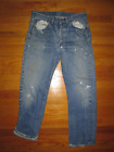 Selvedge LEVI'S Vtg 1970s 501 RedLine #6 Faded Whiskers Jeans 33x/29/30 Actual
