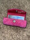 MK Signature Beaded Pink Lipstick Case With Mirror Mary Kay Y2K Barbiecore