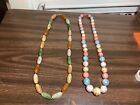 Vintage Chunky Plastic Bead Necklaces