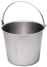 VOLLRATH 4 Gal Tapered Cylinder Stainless Steel Pail 10-1/8