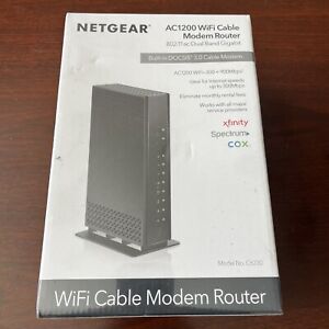 NETGEAR Cable Modem with Built-in WiFi Router (C6230) AC1200 XFinity COX NEW