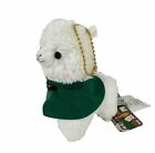 AMUSE White Alpacasso Corps Keychain Backpack Hanger Green Cape Alpaca Plush