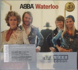 ABBA Waterloo Deluxe Edition CD & DVD 40th Anniv European Import 2014 New Sealed