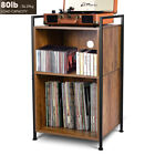 180LPs 3-Tier Vinyl Record Player Stand Storage Cabinet Turntable Stand - 80lbs